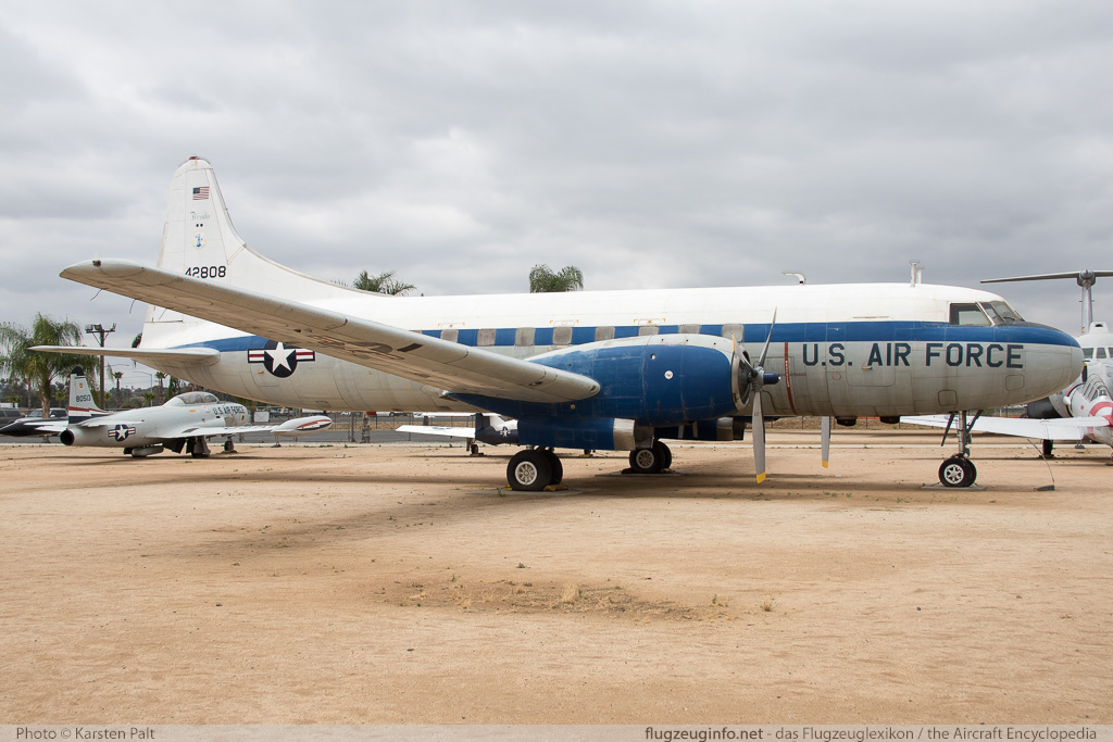 Convair VC-131D Samaritan United States Air Force (USAF) 54-2808 204 March Field Air Museum Riverside, CA 2015-06-04 � Karsten Palt, ID 11283