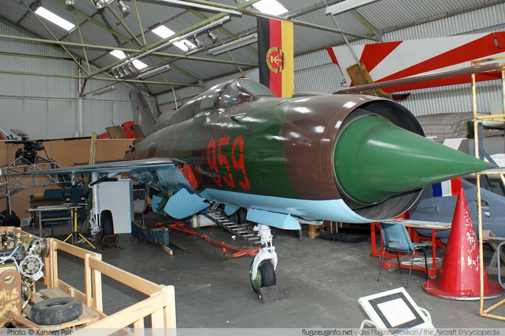 Mikoyan Gurevich MiG-21SPS NVA - LSK/LV 959 94K6503 Midland Air Museum Coventry 2013-05-17 � Karsten Palt, ID 6873 Mikoyan Gurevich MiG-21SPS NVA - LSK/LV 959 94K6503 Midland Air Museum Coventry 2013-05-17 � Karsten Palt, ID 6873