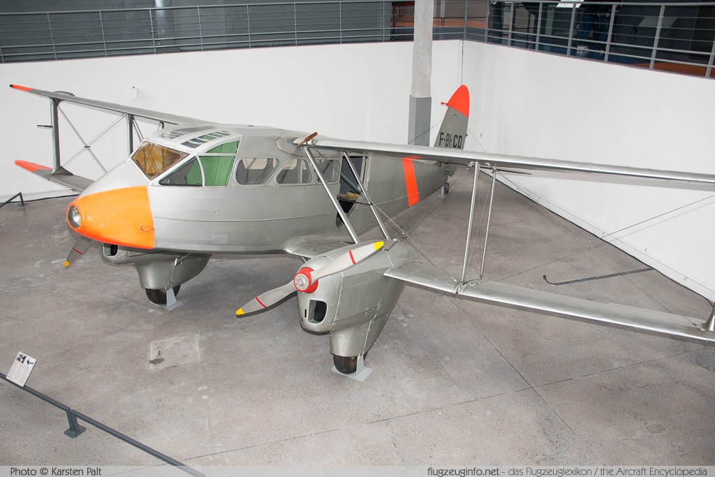 De Havilland DH 89A Dominie F-BHCD 6706 Musee de l Air et de l Espace Paris Le Bourget 2015-04-04 � Karsten Palt, ID 10802 De Havilland DH 89A Dominie F-BHCD 6706 Musee de l Air et de l Espace Paris Le Bourget 2015-04-04 � Karsten Palt, ID 10802