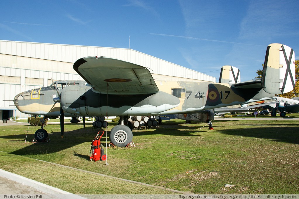 North American B-25J Mitchell N86427 108-32396 Museo del Aire Madrid 2014-10-23 � Karsten Palt, ID 10717 North American B-25J Mitchell N86427 108-32396 Museo del Aire Madrid 2014-10-23 � Karsten Palt, ID 10717