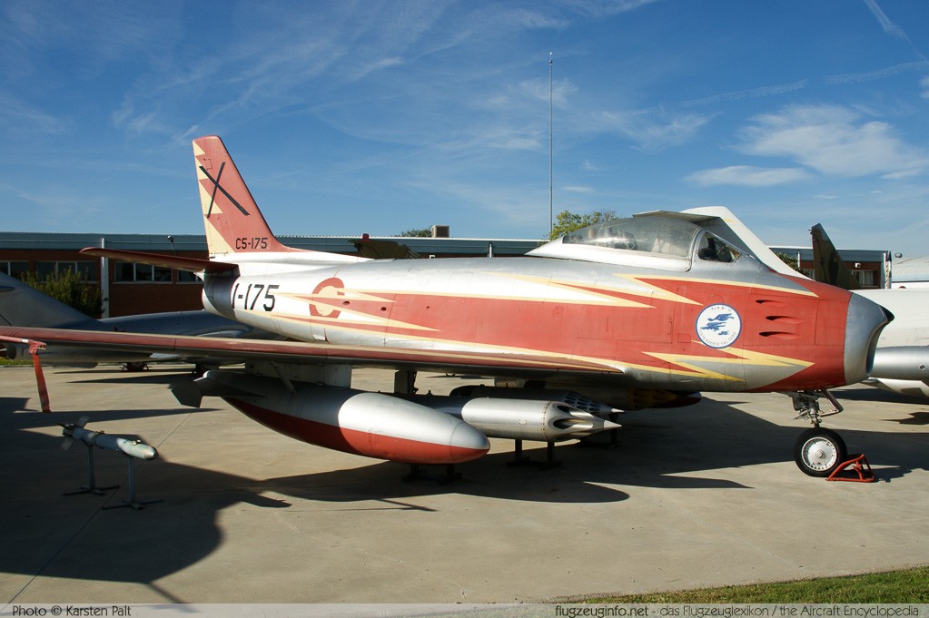 North American F-86F Sabre Spanish Air Force C.5-223 176-381 Museo del Aire Madrid 2014-10-23 � Karsten Palt, ID 10719 North American F-86F Sabre Spanish Air Force C.5-223 176-381 Museo del Aire Madrid 2014-10-23 � Karsten Palt, ID 10719