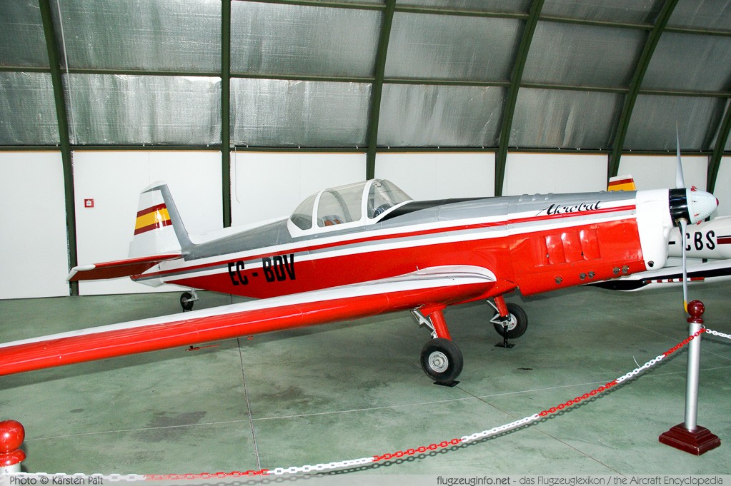 Moravan Zlin Z-526A EC-BDV 1004 Museo del Aire Madrid 2014-10-23 � Karsten Palt, ID 10748 Moravan Zlin Z-526A EC-BDV 1004 Museo del Aire Madrid 2014-10-23 � Karsten Palt, ID 10748