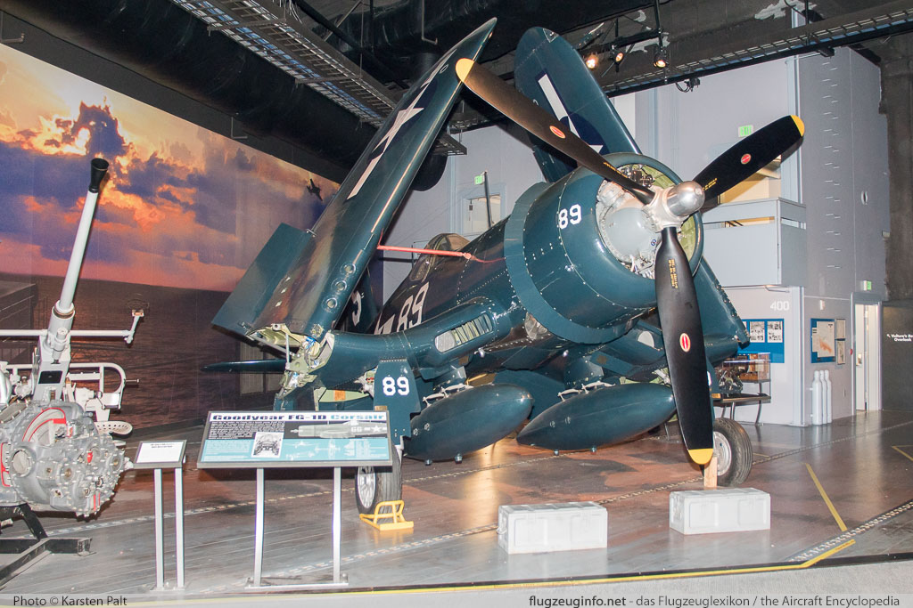 Chance-Vought (Goodyear) FG-1D Corsair United States Navy 88382 3196 Museum of Flight Seattle, WA 2016-04-12 � Karsten Palt, ID 12419 Chance-Vought (Goodyear) FG-1D Corsair United States Navy 88382 3196 Museum of Flight Seattle, WA 2016-04-12 � Karsten Palt, ID 12419
