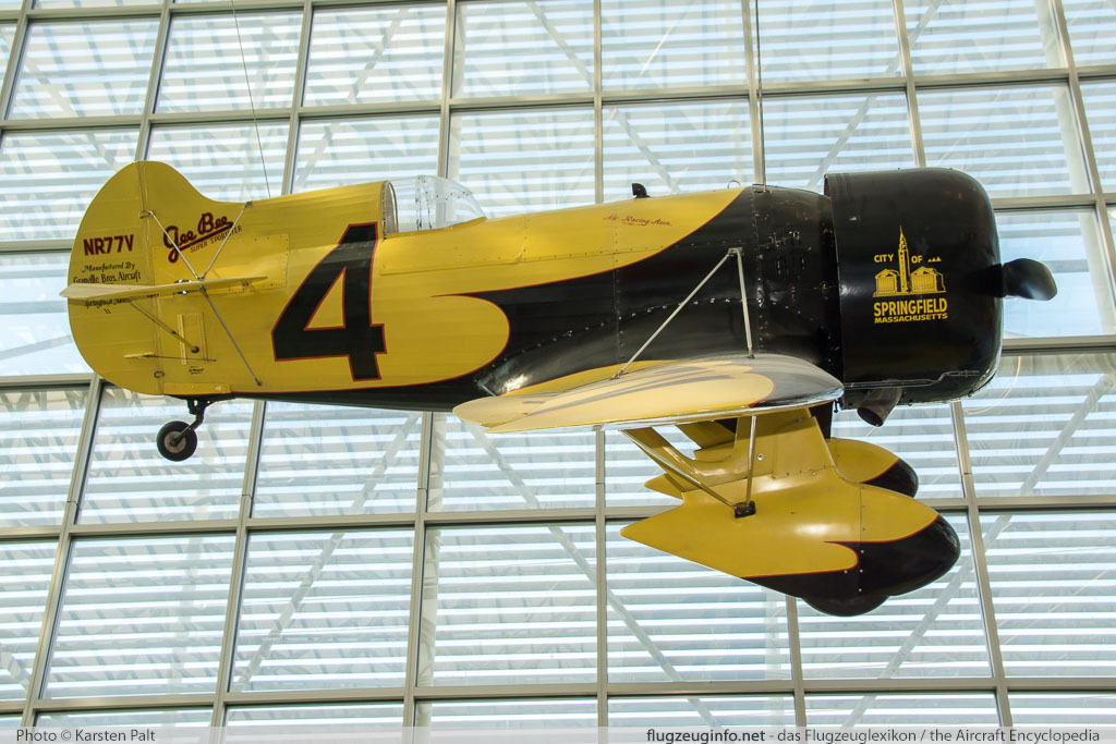 Granville Brothers Gee Bee Z NR77V T4 Museum of Flight Seattle, WA 2016-04-12 � Karsten Palt, ID 12433 Granville Brothers Gee Bee Z NR77V T4 Museum of Flight Seattle, WA 2016-04-12 � Karsten Palt, ID 12433