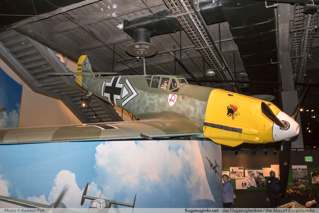 Messerschmitt Bf 109E-3  NX109J 186 Museum of Flight Seattle, WA 2016-04-12 � Karsten Palt, ID 12449