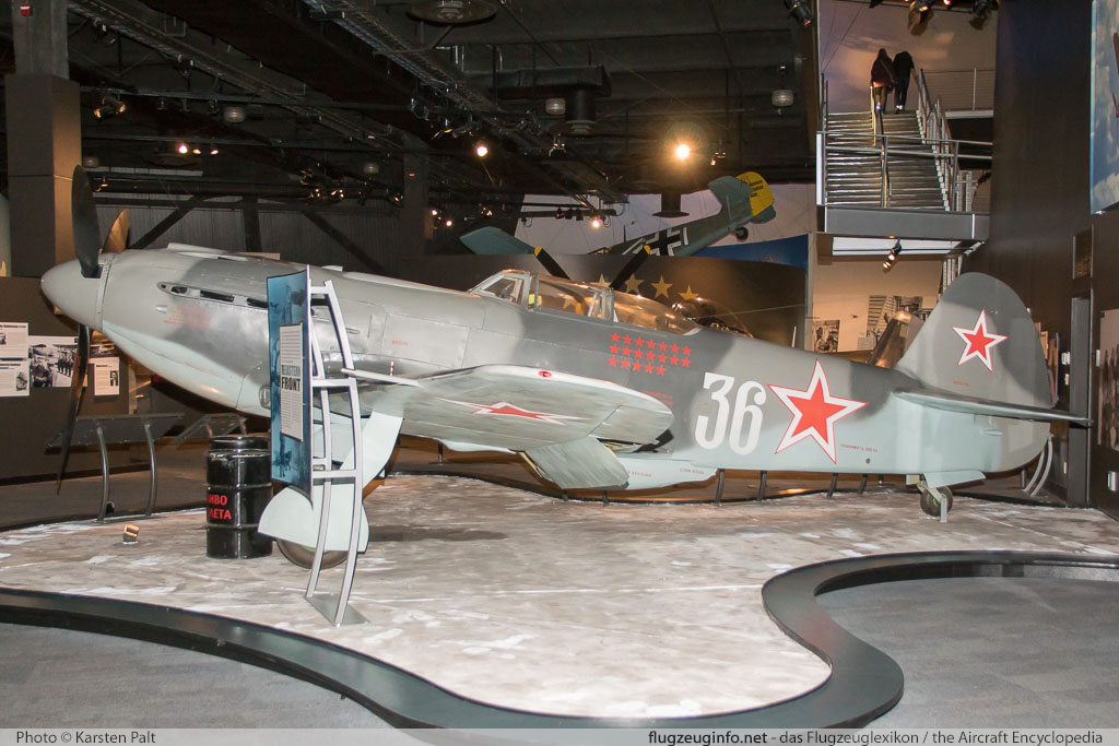 Yakovlev Yak-9U Russian Air Force 36 Museum of Flight Seattle, WA 2016-04-12 � Karsten Palt, ID 12486 Yakovlev Yak-9U Russian Air Force 36 Museum of Flight Seattle, WA 2016-04-12 � Karsten Palt, ID 12486