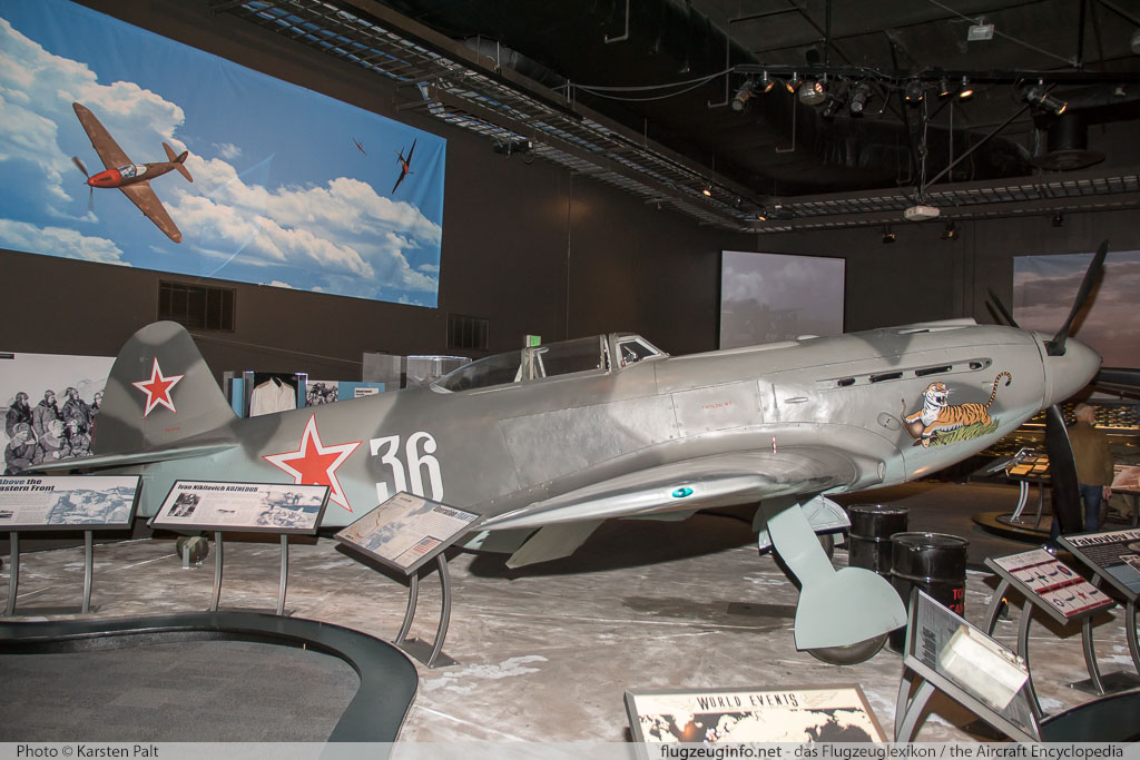 Yakovlev Yak-9U Russian Air Force 36 Museum of Flight Seattle, WA 2016-04-12 � Karsten Palt, ID 12487 Yakovlev Yak-9U Russian Air Force 36 Museum of Flight Seattle, WA 2016-04-12 � Karsten Palt, ID 12487