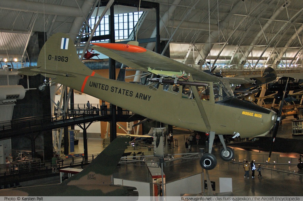 Cessna O-1A Bird Dog (305A/L-19A) United States Army 51-1963 22277 NASM Udvar Hazy Center Chantilly, VA 2014-05-28 � Karsten Palt, ID 10243 Cessna O-1A Bird Dog (305A/L-19A) United States Army 51-1963 22277 NASM Udvar Hazy Center Chantilly, VA 2014-05-28 � Karsten Palt, ID 10243