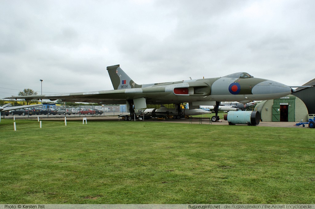 Avro 698 Vulcan B.2 Royal Air Force XM594 Newark Air Museum Winthorpe, Newark 2013-05-18 � Karsten Palt, ID 6896 Avro 698 Vulcan B.2 Royal Air Force XM594 Newark Air Museum Winthorpe, Newark 2013-05-18 � Karsten Palt, ID 6896