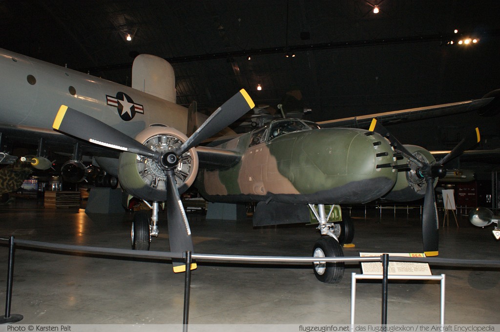 Douglas B-26K Counter Invader United States Air Force (USAF) 64-17676 7309 National Museum of the United States Air Force Dayton, Ohio / USA (Wright-Patterson AFB) 2012-01-11 � Karsten Palt, ID 5342 Douglas B-26K Counter Invader United States Air Force (USAF) 64-17676 7309 National Museum of the United States Air Force Dayton, Ohio / USA (Wright-Patterson AFB) 2012-01-11 � Karsten Palt, ID 5342