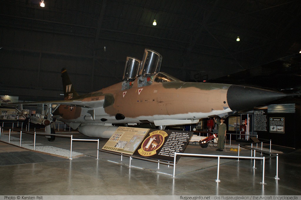 Republic F-105G Thunderchief United States Air Force (USAF) 63-8320 F-97 National Museum of the United States Air Force Dayton, Ohio / USA (Wright-Patterson AFB) 2012-01-11 � Karsten Palt, ID 5419 Republic F-105G Thunderchief United States Air Force (USAF) 63-8320 F-97 National Museum of the United States Air Force Dayton, Ohio / USA (Wright-Patterson AFB) 2012-01-11 � Karsten Palt, ID 5419
