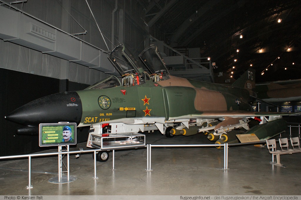 McDonnell F-4C Phantom II United States Air Force (USAF) 64-0829 1169 National Museum of the United States Air Force Dayton, Ohio / USA (Wright-Patterson AFB) 2012-01-11 � Karsten Palt, ID 5394 McDonnell F-4C Phantom II United States Air Force (USAF) 64-0829 1169 National Museum of the United States Air Force Dayton, Ohio / USA (Wright-Patterson AFB) 2012-01-11 � Karsten Palt, ID 5394