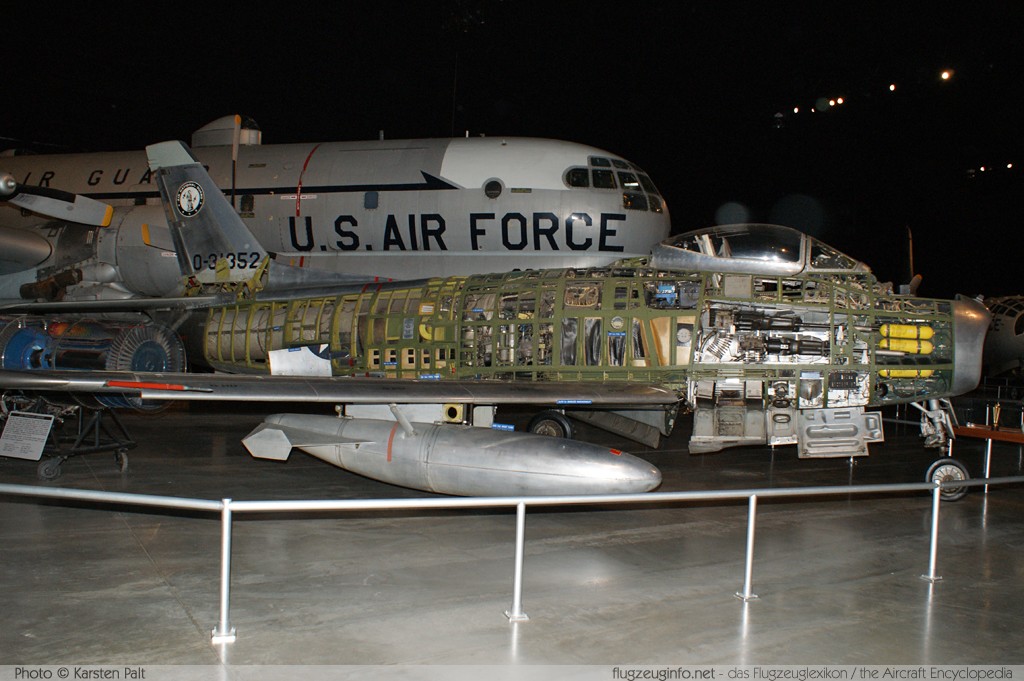 North American F-86H Sabre United States Air Force (USAF) 53-1352 203-124 National Museum of the United States Air Force Dayton, Ohio / USA (Wright-Patterson AFB) 2012-01-11 � Karsten Palt, ID 5406 North American F-86H Sabre United States Air Force (USAF) 53-1352 203-124 National Museum of the United States Air Force Dayton, Ohio / USA (Wright-Patterson AFB) 2012-01-11 � Karsten Palt, ID 5406