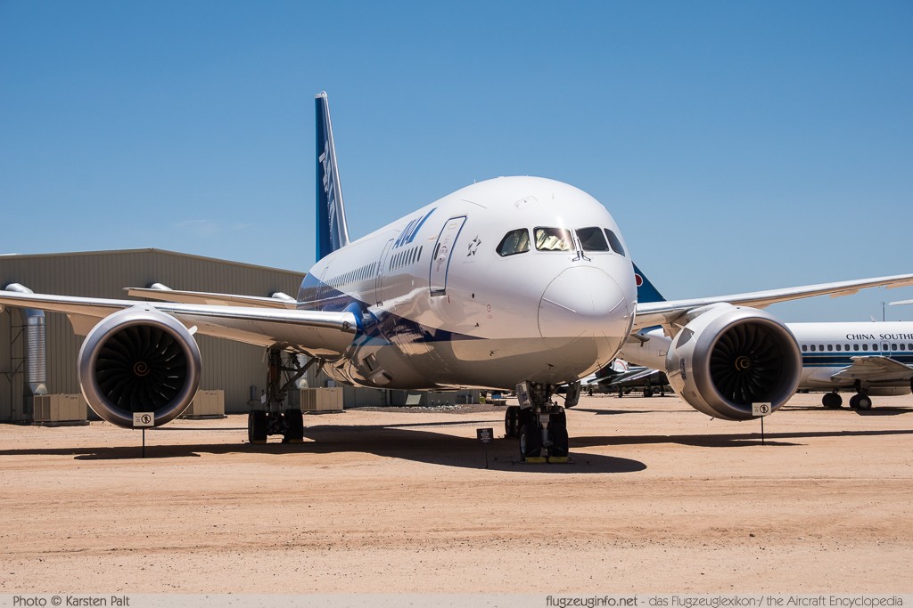 Boeing 787-8 Dreamliner ANA / Boeing N787EX 40691 / 2 Pima Air and Space Museum Tucson, AZ 2015-06-03 � Karsten Palt, ID 10908 Boeing 787-8 Dreamliner ANA / Boeing N787EX 40691 / 2 Pima Air and Space Museum Tucson, AZ 2015-06-03 � Karsten Palt, ID 10908