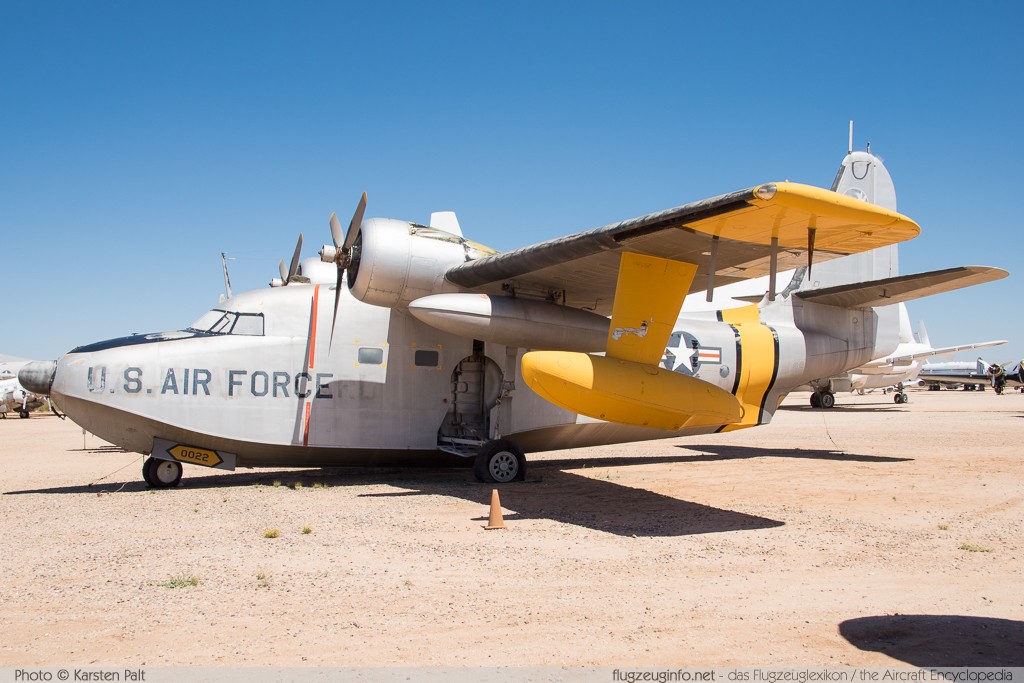 Grumman HU-16A Albatross United States Air Force (USAF) 51-0022 96 Pima Air and Space Museum Tucson, AZ 2015-06-03 � Karsten Palt, ID 11048 Grumman HU-16A Albatross United States Air Force (USAF) 51-0022 96 Pima Air and Space Museum Tucson, AZ 2015-06-03 � Karsten Palt, ID 11048