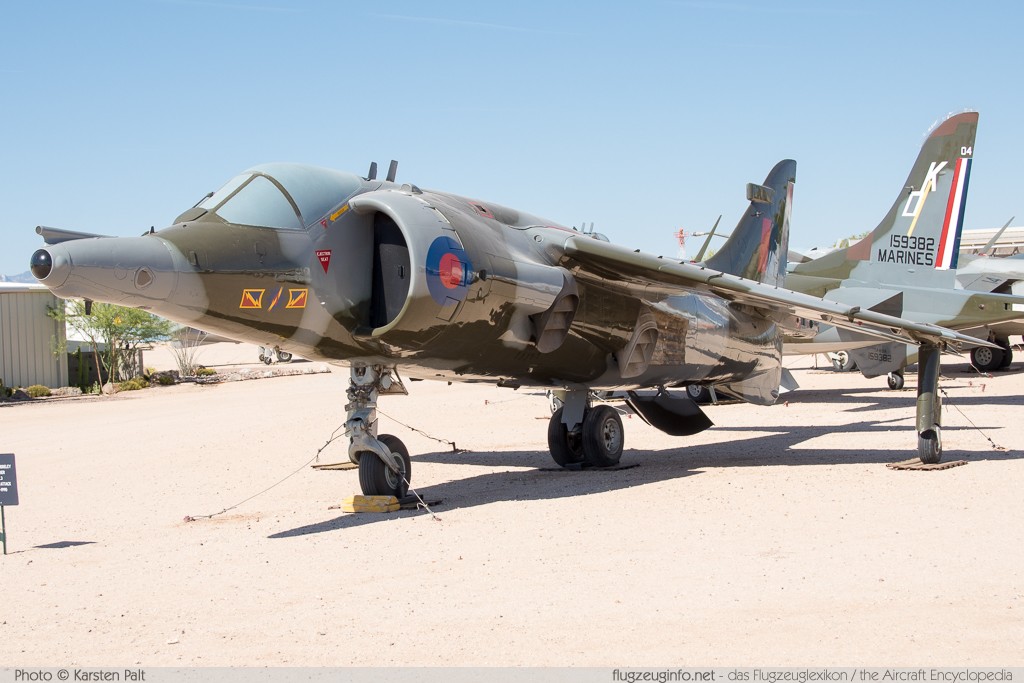 Hawker-Siddeley / BAe Harrier GR.3 Royal Air Force XV804 712054 Pima Air and Space Museum Tucson, AZ 2015-06-03 � Karsten Palt, ID 11066