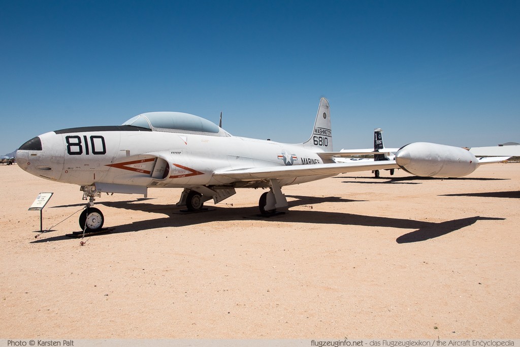 Lockheed T-33A United States Marine Corps (USMC) 136810 580-7914 Pima Air and Space Museum Tucson, AZ 2015-06-03 � Karsten Palt, ID 11107