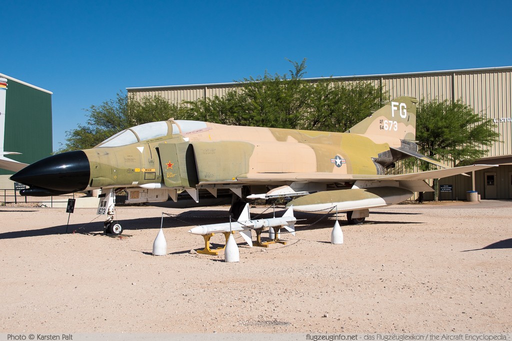 McDonnell F-4C Phantom II United States Air Force (USAF) 64-0673 898 Pima Air and Space Museum Tucson, AZ 2015-06-03 � Karsten Palt, ID 11121 McDonnell F-4C Phantom II United States Air Force (USAF) 64-0673 898 Pima Air and Space Museum Tucson, AZ 2015-06-03 � Karsten Palt, ID 11121