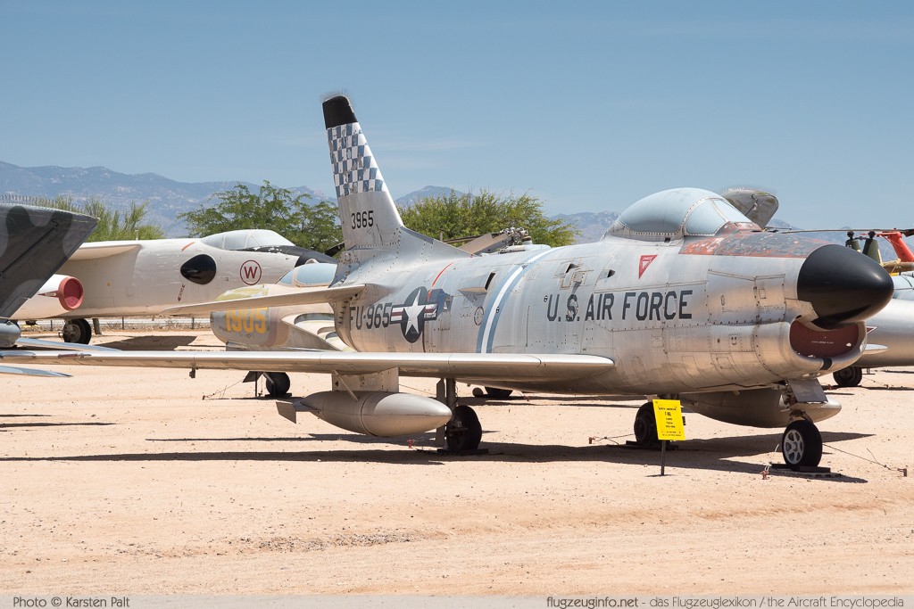 North American F-86L Sabre United States Air Force (USAF) 53-0965 201-409 Pima Air and Space Museum Tucson, AZ 2015-06-03 � Karsten Palt, ID 11152 North American F-86L Sabre United States Air Force (USAF) 53-0965 201-409 Pima Air and Space Museum Tucson, AZ 2015-06-03 � Karsten Palt, ID 11152