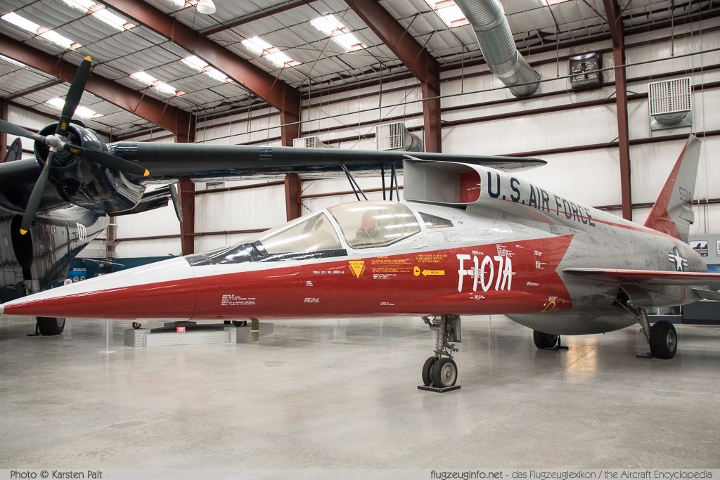 North American YF-107A United States Air Force (USAF) 55-5118 212-1 Pima Air and Space Museum Tucson, AZ 2015-06-03 � Karsten Palt, ID 11161