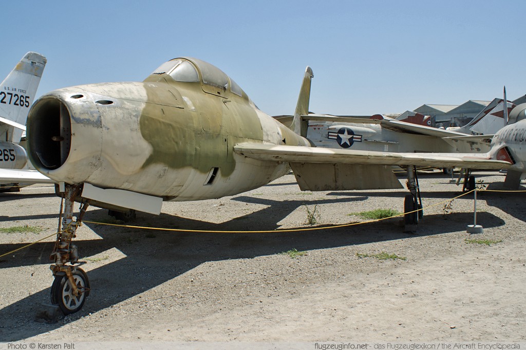 Republic F-84F Thunderstreak United States Air Force (USAF) 51-1378 Planes of Fame Aircraft Museum Chino, CA 2012-06-12 � Karsten Palt, ID 6073 Republic F-84F Thunderstreak United States Air Force (USAF) 51-1378 Planes of Fame Aircraft Museum Chino, CA 2012-06-12 � Karsten Palt, ID 6073