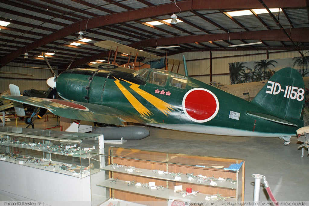 Mitsubishi J2M3 Raiden Imperial Japanese Navy ED-1158 3014 Planes of Fame Aircraft Museum Chino, CA 2012-06-12 � Karsten Palt, ID 6091 Mitsubishi J2M3 Raiden Imperial Japanese Navy ED-1158 3014 Planes of Fame Aircraft Museum Chino, CA 2012-06-12 � Karsten Palt, ID 6091