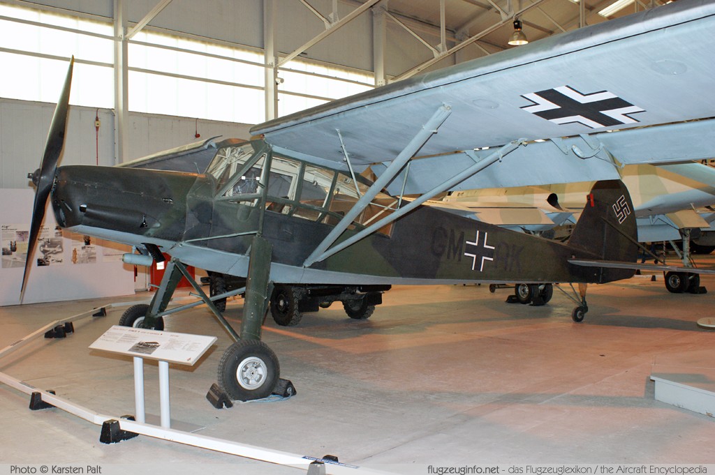 Fieseler Fi 156C-7 Storch Luftwaffe (Wehrmacht) GM+AK 475081 Royal Air Force Museum Cosford Shifnal, Shropshire 2013-05-17 � Karsten Palt, ID 6694 Fieseler Fi 156C-7 Storch Luftwaffe (Wehrmacht) GM+AK 475081 Royal Air Force Museum Cosford Shifnal, Shropshire 2013-05-17 � Karsten Palt, ID 6694