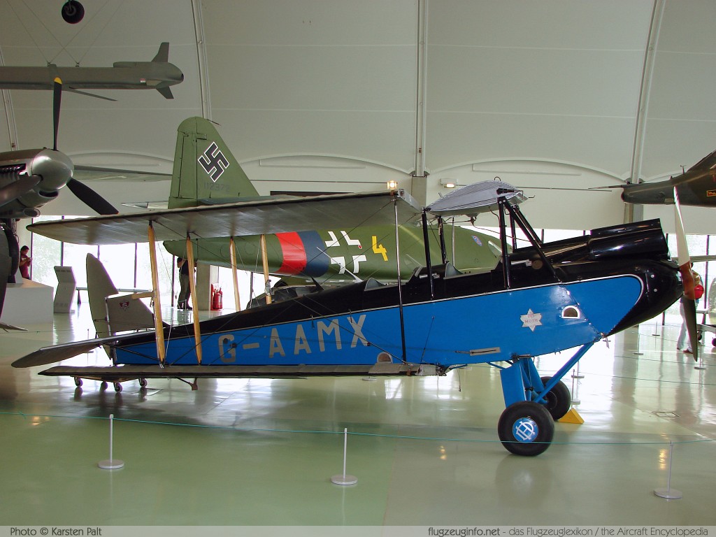 De Havilland DH 60GM Gipsy Moth  G-AAMX 125 Royal Air Force Museum London-Hendon 2008-07-16 � Karsten Palt, ID 1210