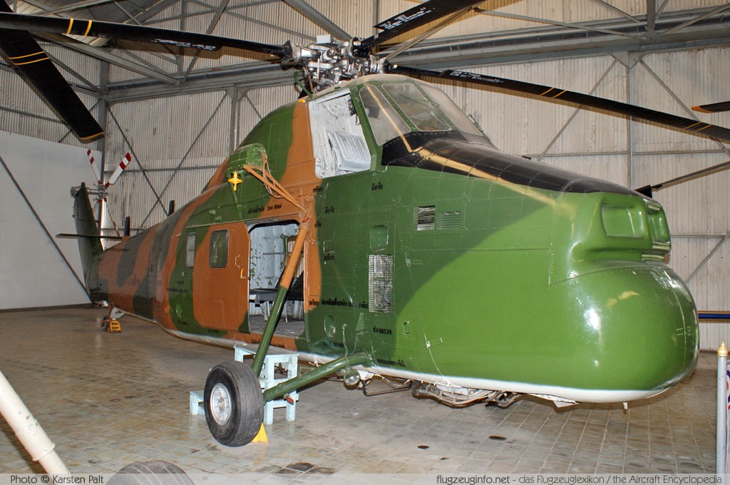 Sikorsky S-58T Royal Thai Air Force (RTAF) H4K-64/30 58-1117 Royal Thai Air Force Museum Bangkok 2013-02-09 � Karsten Palt, ID 6477 Sikorsky S-58T Royal Thai Air Force (RTAF) H4K-64/30 58-1117 Royal Thai Air Force Museum Bangkok 2013-02-09 � Karsten Palt, ID 6477