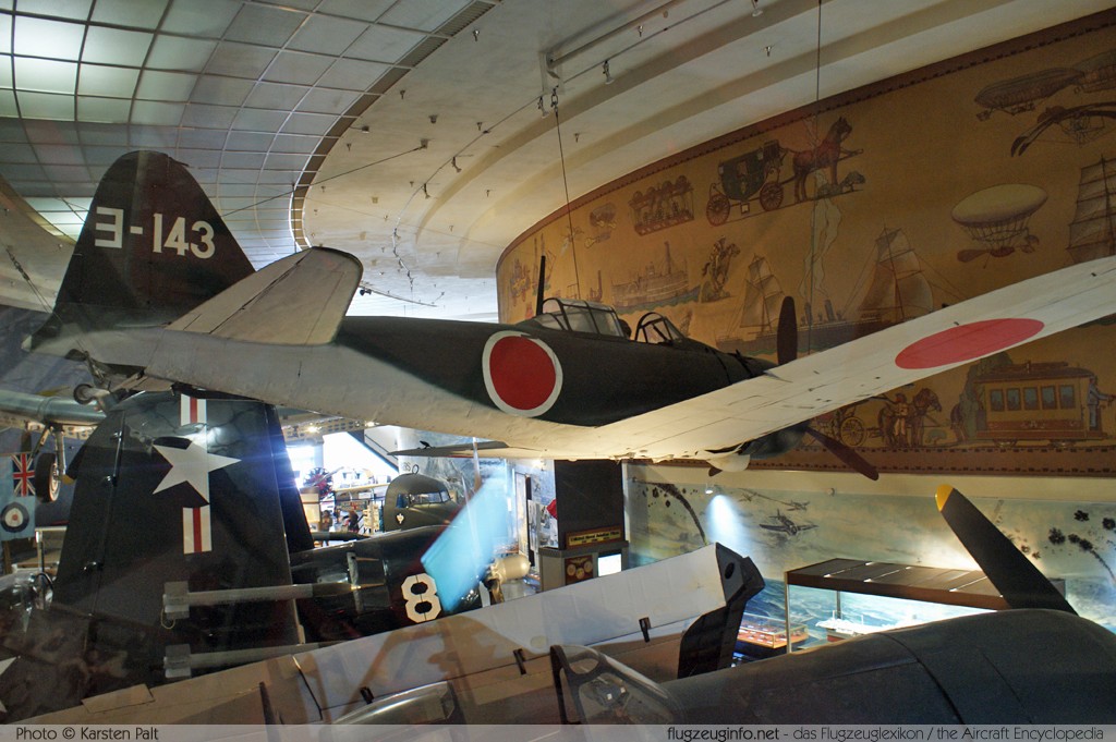 Mitsubishi A6M7-63 Reisen (Zero) Imperial Japanese Navy E-143 23186 San Diego Air and Space Museum San Diego, CA 2012-06-14 � Karsten Palt, ID 6144 Mitsubishi A6M7-63 Reisen (Zero) Imperial Japanese Navy E-143 23186 San Diego Air and Space Museum San Diego, CA 2012-06-14 � Karsten Palt, ID 6144