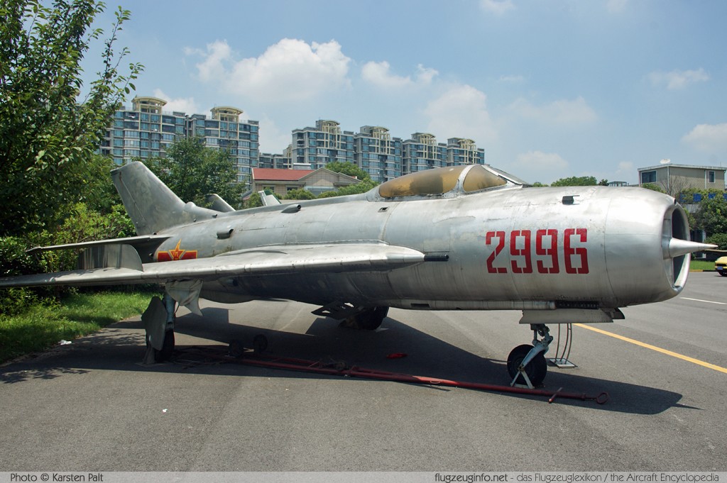 Shenyang J-6I Peoples Liberation Army Air Force 2996 0114 Shanghai Aerospace Enthusiasts Center Shanghai 2014-07-20 � Karsten Palt, ID 10388