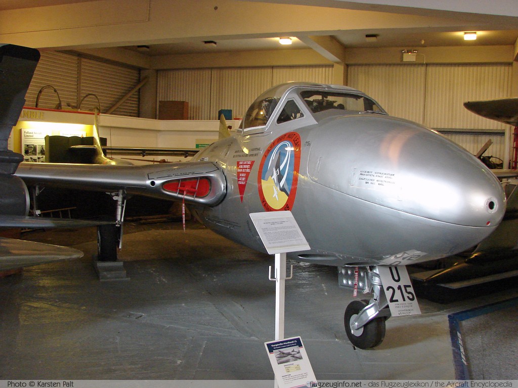 De Havilland DH 115 Vampire T11 U-1215 15678 Solent Sky Museum Southampton 2008-07-10 � Karsten Palt, ID 1030 De Havilland DH 115 Vampire T11 U-1215 15678 Solent Sky Museum Southampton 2008-07-10 � Karsten Palt, ID 1030