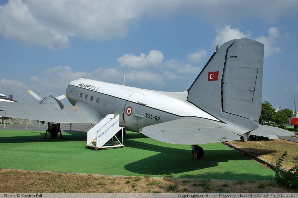 Douglas C-47A Turkish Air Force 6052 13877 Turkish Air Force Museum Yesilkoy, Istanbul 2013-08-16 ï¿½ Karsten Palt, ID 7589