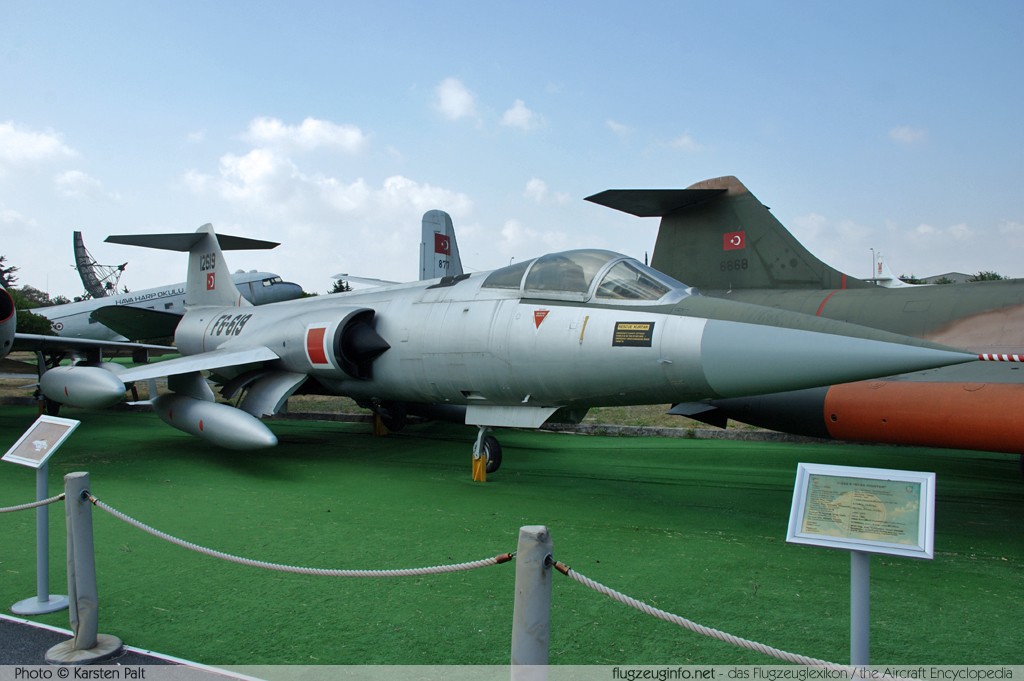 Lockheed F-104G Starfighter Turkish Air Force 61-2619 683C-4019 Turkish Air Force Museum Yesilkoy, Istanbul 2013-08-16 � Karsten Palt, ID 7609 Lockheed F-104G Starfighter Turkish Air Force 61-2619 683C-4019 Turkish Air Force Museum Yesilkoy, Istanbul 2013-08-16 � Karsten Palt, ID 7609