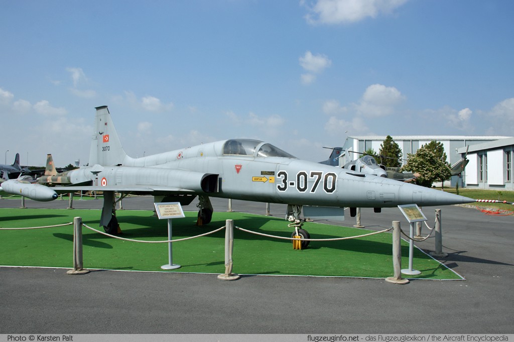 Northrop F-5A (NF-5A) Turkish Air Force 71-3070 3070 Turkish Air Force Museum Yesilkoy, Istanbul 2013-08-16 � Karsten Palt, ID 7619 Northrop F-5A (NF-5A) Turkish Air Force 71-3070 3070 Turkish Air Force Museum Yesilkoy, Istanbul 2013-08-16 � Karsten Palt, ID 7619