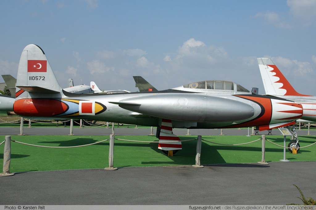 Republic F-84G Thunderjet Turkish Air Force 51-10572 2442-1025B Turkish Air Force Museum Yesilkoy, Istanbul 2013-08-16 � Karsten Palt, ID 7622 Republic F-84G Thunderjet Turkish Air Force 51-10572 2442-1025B Turkish Air Force Museum Yesilkoy, Istanbul 2013-08-16 � Karsten Palt, ID 7622