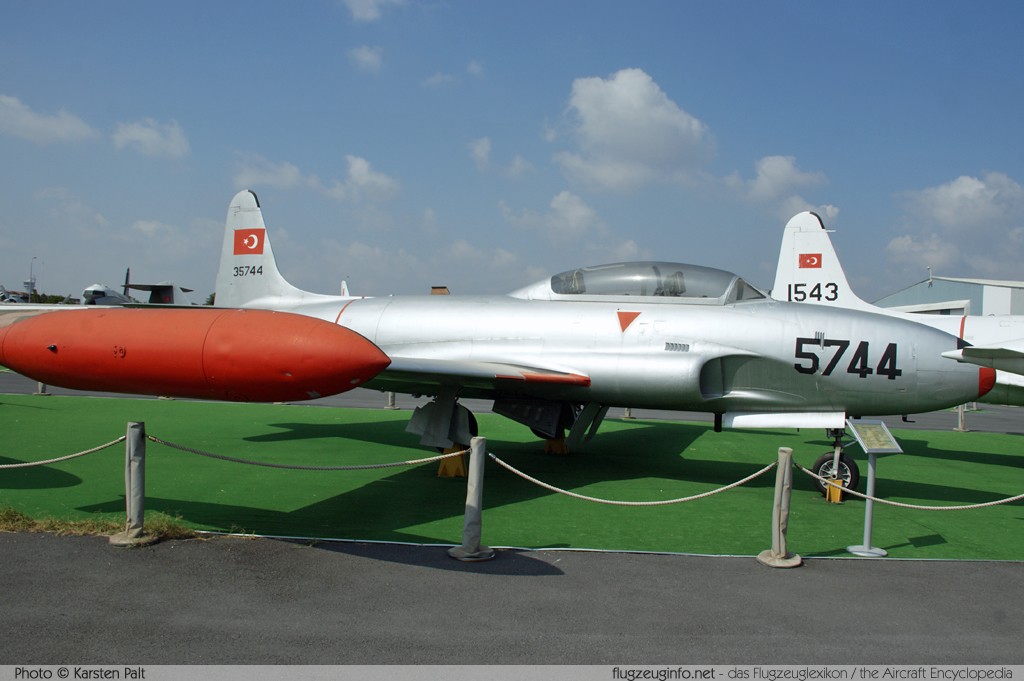 Lockheed T-33A Turkish Air Force 53-5744 580-9083 Turkish Air Force Museum Yesilkoy, Istanbul 2013-08-16 � Karsten Palt, ID 7638 Lockheed T-33A Turkish Air Force 53-5744 580-9083 Turkish Air Force Museum Yesilkoy, Istanbul 2013-08-16 � Karsten Palt, ID 7638