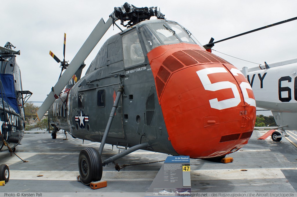 Sikorsky UH-34A Seabat (S-58A) United States Navy 143939 58-0709 USS Midway Aircraft Carrier Museum San Diego, CA 2012-06-13 � Karsten Palt, ID 6237 Sikorsky UH-34A Seabat (S-58A) United States Navy 143939 58-0709 USS Midway Aircraft Carrier Museum San Diego, CA 2012-06-13 � Karsten Palt, ID 6237