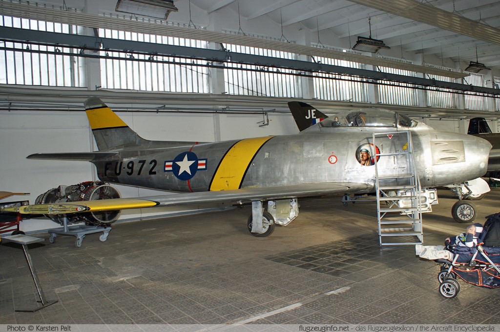 North American / Canadair F-86E (CL-13B) Sabre 6 German Air Force / Luftwaffe JB+112 S6-1775 Museum für Luftfahrt und Technik Wernigerode 2011-01-02 ï¿½ Karsten Palt, ID 4447