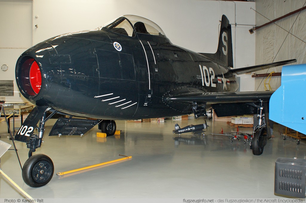 North American FJ-1 Fury United States Navy 120349 141-38401 Yanks Air Museum Chino, CA 2012-06-12 � Karsten Palt, ID 6296