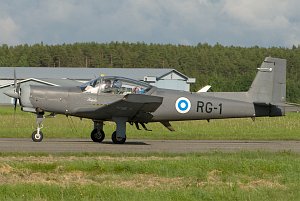 Valmet L-90TP Redigo, Finnish Air Force, RG-1, c/n 004 © Jussi Seppl