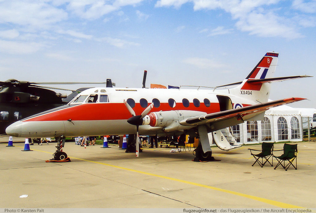 BAe Jetstream 31 T Mk.1 Royal Air Force XX494 422 Royal International Air Tattoo 2001 Royal Air Force Station Cottesmore (EGXJ) 2001-07-27 � Karsten Palt, ID 11967 BAe Jetstream 31 T Mk.1 Royal Air Force XX494 422 Royal International Air Tattoo 2001 Royal Air Force Station Cottesmore (EGXJ) 2001-07-27 � Karsten Palt, ID 11967