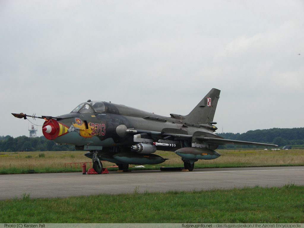 Suchoi / Suchoj / Sukhoi Su-22M-4 Polish Air Force 3713 37713 Open Dagen Koninklijke Luchtmacht 2007 Volkel (EHVK / UDE) 2007-06-15 � Karsten Palt, ID 284