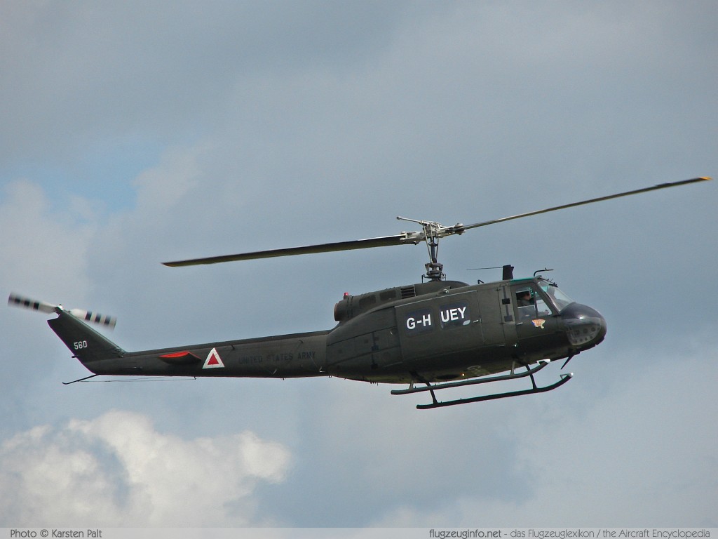 Bell UH-1H  G-HUEY 13560 Open Dagen Koninklijke Luchtmacht 2008 Leeuwarden (EHLW / LHW) 2008-06-20 � Karsten Palt, ID 870
