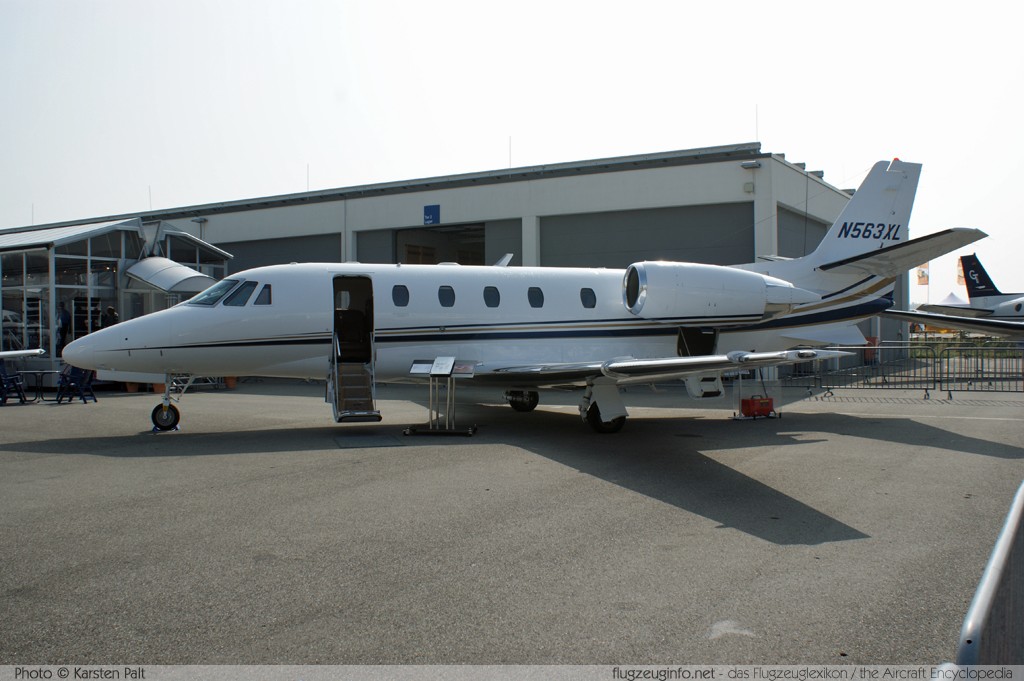 Cessna 560XLS Citation Excel+ Cessna Aircraft N563XL 560-6003 AERO Friedrichshafen 2009 Friedrichshafen (EDNY / FDH) 2009-04-03 � Karsten Palt, ID 1819 Cessna 560XLS Citation Excel+ Cessna Aircraft N563XL 560-6003 AERO Friedrichshafen 2009 Friedrichshafen (EDNY / FDH) 2009-04-03 � Karsten Palt, ID 1819