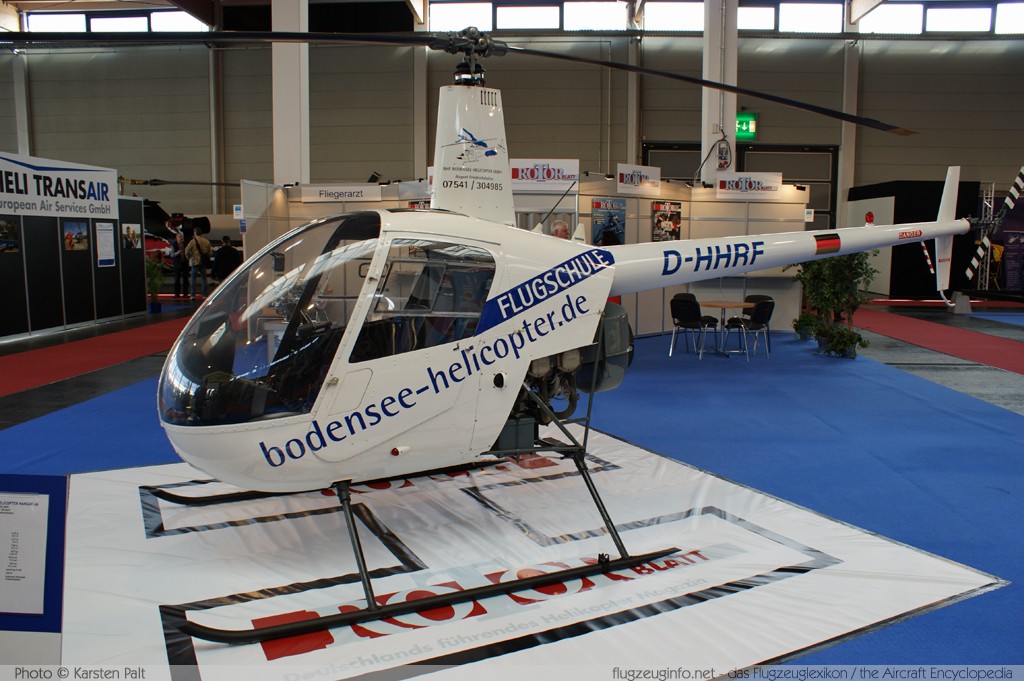 Robinson R22 Beta Bodensee Helicopter D-HHRF 2355 AERO Friedrichshafen 2009 Friedrichshafen (EDNY / FDH) 2009-04-03 � Karsten Palt, ID 1765