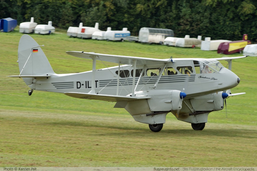 De Havilland DH 89A Dragon Rapide  D-ILIT 6879 Oldtimer-Fliegertreffen 2009 Kirchheim unter Teck - Hahnweide (EDST) 2009-09-04 � Karsten Palt, ID 2568