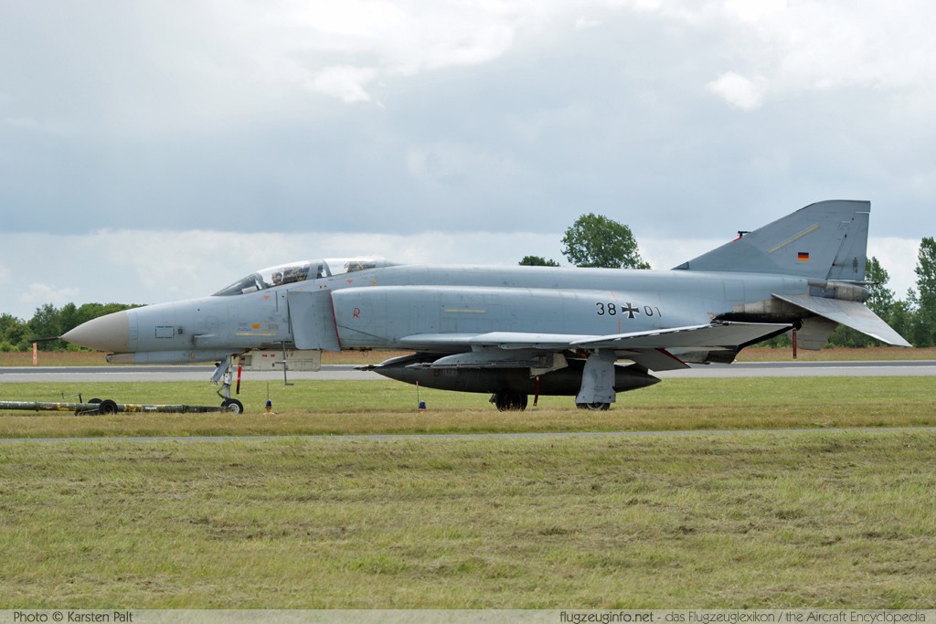 McDonnell F-4F Phantom II German Air Force / Luftwaffe 38+01 4607 Spotterday JG 71 R 2009 Wittmund-Wittmundhafen (ETNT) 2009-06-05 � Karsten Palt, ID 2268 McDonnell F-4F Phantom II German Air Force / Luftwaffe 38+01 4607 Spotterday JG 71 R 2009 Wittmund-Wittmundhafen (ETNT) 2009-06-05 � Karsten Palt, ID 2268