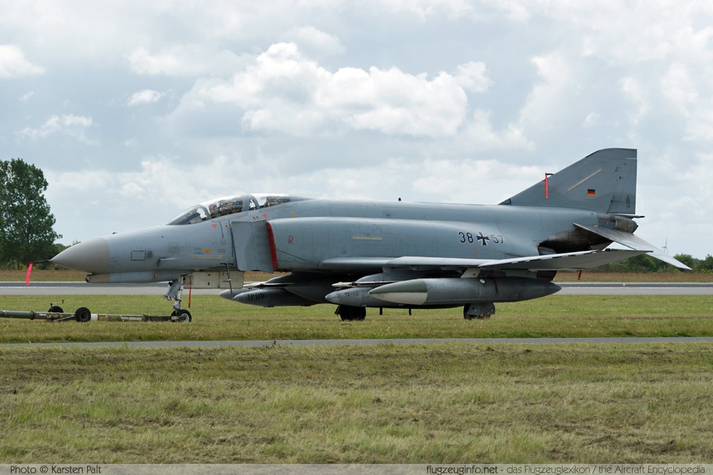 McDonnell F-4F Phantom II German Air Force / Luftwaffe 38+57 4767 Spotterday JG 71 R 2009 Wittmund-Wittmundhafen (ETNT) 2009-06-05 � Karsten Palt, ID 2274 McDonnell F-4F Phantom II German Air Force / Luftwaffe 38+57 4767 Spotterday JG 71 R 2009 Wittmund-Wittmundhafen (ETNT) 2009-06-05 � Karsten Palt, ID 2274