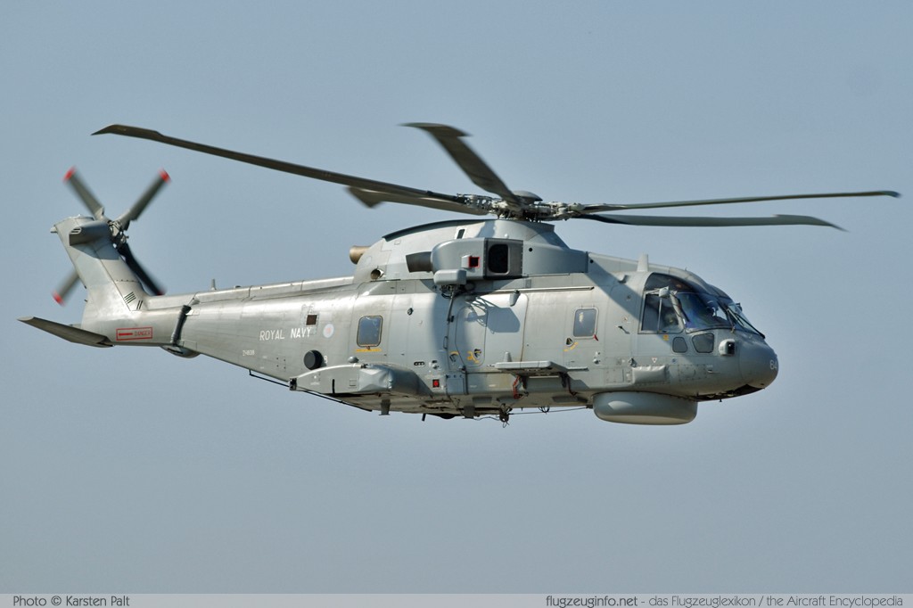 EH Industries / AgustaWestland EH-101 Merlin HM1 Royal Navy ZH838 50077/RN18 NATO Tigermeet 2009 Kleine Brogel (EBBL) 2009-09-23 � Karsten Palt, ID 2760 EH Industries / AgustaWestland EH-101 Merlin HM1 Royal Navy ZH838 50077/RN18 NATO Tigermeet 2009 Kleine Brogel (EBBL) 2009-09-23 � Karsten Palt, ID 2760